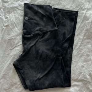 lululemon Align™ High-Rise Pant 25" size 2 Diamond Dye Pitch Grey Graphite Grey